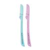 Hollywood Browzer Hair Removal and Dermaplaner Duo - Peach Fuzz and Eyebrow Razor for Women - Eyebrow Grooming Kit - Aquamarine, Rose Quartz - 2 pc view 1