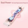 Women's Electric Hair Removal Device for Body, Bikini & Underarm, Painless Skin-Friendly Trimmer with Anti-Scratch Blade (Purple) view 2