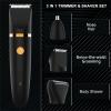 3 in 1 Electric Body Hair Trimmer for Men, Home Multi Functional Shaver for Body, 3-in-1 Fully Washable Hair Shaver, Dual-Head Electric Hair Removal Device, for Men and Women view 2