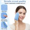 3 Pcs Exfoliating Gloves, Natural Plant Fiber Facial Scrub Mitts, Deep Exfoliating Mitt for Face and Body to Remove Dead Dry Skin, Exfoliation Tool for Men Women Bath Shower Spa view 3