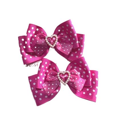 Xiulaiyi Gyaru Bow Accessories Big Bow Hair Clips Harajuku Himekaji Cutecore 2000s Lolita Aesthetic Stuff (rose red1)