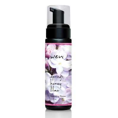 WEN by Chaz Dean Nourishing Mousse - Curly & Wavy Hair Styling Products, Foam for Curls, Volumizing Mousse for Men & Women - Spring Honey Lilac, 7.5 fl oz (Pack of 1)