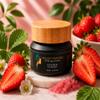 Strawberry Lip Scrub for Dry Flaky Lips, Natural Softening Exfoliating Care 1.1 fl oz view 4