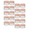LOLIPPYY 20pcs Pink Refillable Cosmetic Containers Small Facial Cream Jars Travel Skincare Sub Containers with Lids for Multipurpose Use view 1