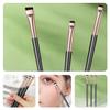 HOOTNEE Angled Eyebrow Brush Set 3 Pieces Black Gold Eye Shadow Concealer Eyeliner Tools for Precise Makeup Application Professional Cosmetic Brushes for Women view 3