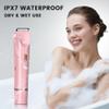 Bikini Trimmer for Women, Electric Shaver for Women, IPX7 Waterproof Bikini Razor for Pubic Hair, Underarms, Sensitive Areas, Pink view 4