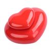 IMUSINICE Heart Shape Ceramic Jar Sealed Balm Container Red Portable Powder Storage Canister Wedding Favor Box view 1