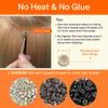 Full Shine Itip Human Hair Extensions, Brown Ombre Blonde, 22 Inch 50g 50s view 3