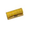Lipstick Case Holder with Mirror - Durable PU Leather Cosmetic Storage Organizer for Purse (Yellow) view 1