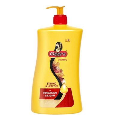 FTMira Strong & Healthy Shampoo with Kunkudukai & Badam, 1 L
