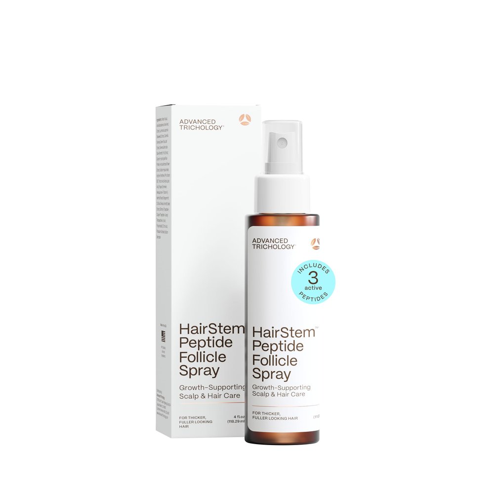 HairStem Peptide Follicle Spray for Visibly Thicker, & Fuller-Looking Hair