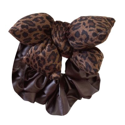 13cm Fabric Hair Clip with Animal Print Design Lightweight Hairpin for Casual Parties and Work Hairstyles Cheetah Print Hair Clip