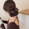 13cm Fabric Hair Clip with Animal Print Design Lightweight Hairpin for Casual Parties and Work Hairstyles Cheetah Print Hair Clip view 4