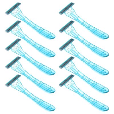 FUOYLOO 20pcs Disposable Razors for Women and Men, Stainless Steel Blades, Single-use Body Shaver for Facial, Underarm, and Hair Removal, Travel-friendly Personal Care Tool