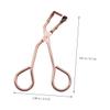 PACKOVE 2pcs Eyelash Curlers Handheld Curling Lash Tools Chrome Silver and Rose Gold Eyelash Makeup Tool for Women Daily Beauty Use view 2