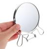 BIUDECO Double-Sided Tabletop Makeup Mirror 4-inch Rotatable Countertop Mirror with 360 Swivel for Vanity and Bathroom Use view 4