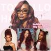 Tobeallo 32 Inch 13x6 Reddish Brown HD Lace Front Wigs Human Hair Pre Plucked Body Wave Reddish Brown Human Hair Wig 200 Density HD Lace Frontal Wig 13x6 Colored Brown Frontal Wigs for Women view 2