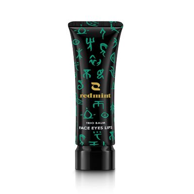 Redmint Trio Balm, Multi-Use Moisture Barrier for Dry Face, Eyes & Lips