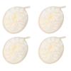 Artibetter 4pcs Beige Bath Puff Shower Scrubber Set Exfoliating Mesh Bath Sponge for Body Cleansing and Shower Bathing Accessories view 1
