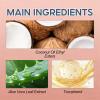 200ml Full Body Hair Removal Cream With Coconut Oil, Body Depilatory Cream for Women, Gentle Formula for Legs Arms Bikini Line & Underarm, Moisturizing with Aloe Vera & Tocopherol, Includes Scraper view 4