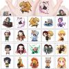 20 Pcs Japanese Anime Demon Slayer Temporary Tattoos Birthday Themed Party Supplies Decoration Favors Cartoon Anime Sticker for Teens Home Activity Class Prizes Carnival Christmas Rewards (GMWS) view 2