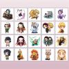 20 Pcs Japanese Anime Demon Slayer Temporary Tattoos Birthday Themed Party Supplies Decoration Favors Cartoon Anime Sticker for Teens Home Activity Class Prizes Carnival Christmas Rewards (GMWS) view 3
