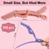 Dyrfolm 100 Pcs Alligator Style Hair Sectioning Clips, Multicolor view 2