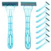 COOPHYA Disposable Razors for Women and Men 20pcs Bulk Pack Manual Hair Trimmer Body Hair Shaver Single Use Travel and Hotel Use view 1