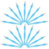 HOMSFOU 24pcs Cuticle Pusher Pen and Nail Cuticle Remover Tool Set Metal Dead Skin Removal Fork for Fingernails and Toenails Home Pedicure Salon Use view 1