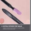 COOPHYA 10pcs Double-Head File Stick Cuticle Remover Manicure Supplies Finger Nail Care Tool for Professional and Home Use view 4