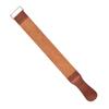 ARTIBETTER Double-sided Leather Sharpening Strop for Straight Razor Shaving Kit, Manual Razor Strop with Buckle, Brown Leather Strap for Men's Grooming and Barber Use view 1
