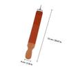Healifty Leather and Canvas Double-layer Razor Strop Strap with Hanging Buckle, Barber Strop for Straight Razor Sharpening and Shaving Accessories view 2