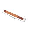 Beavorty Double-sided Straight Razor Strop Brown Artificial Leather Sharpening Strap with Buckle for Barber Hair Removal and Beard Shaving Accessories view 2