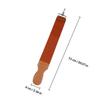 Healifty Leather and Canvas Double-layer Razor Strop Sharpening Strap for Straight Razor Barber Use with Hanging Buckle Shaving Accessory view 2
