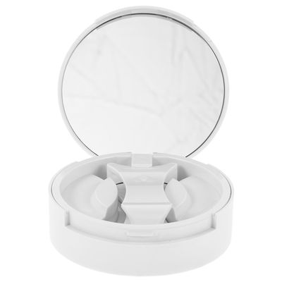 IWOWHERO False Eyelash Storage Box with Clip and Mirror, Portable Lash Extension Organizer Case, Empty Lash Tray Holder for Travel and Makeup Use