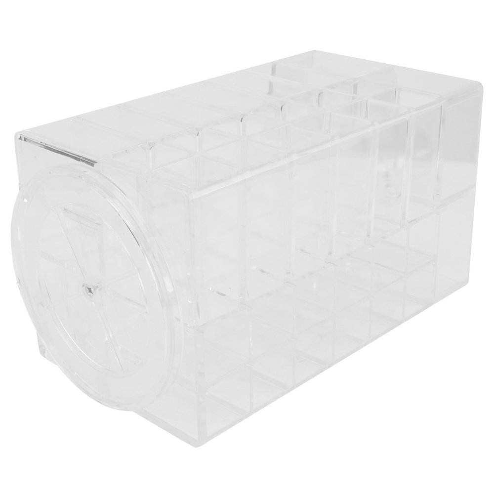 NUOBESTY Acrylic Lipstick Organizer Desktop Rotating Rack for Makeup