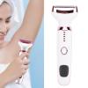 Eminchu 5 in 1 Electric Facial and Body Hair Remover, USB Charging Multifunctional Rechargeable Trimmer, LED Display Women Grooming Tool with Blades, Ideal for Eyebrow, Nose & view 3