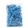 100 Pack Disposable Shower Caps, Waterproof Plastic Hair Caps for Women, Travel, Hotel, Solon (100, Blue) view 1