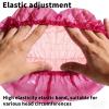 100 Pack Disposable Shower Caps, Waterproof Plastic Hair Caps for Women, Travel, Hotel, Solon (100, Pink) view 4