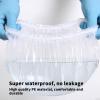 100 Pack Disposable Shower Caps, Waterproof Plastic Hair Caps for Women, Travel, Hotel, Solon (100, Clear) view 3