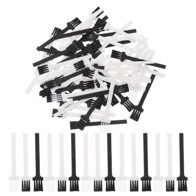 VALICLUD 60pcs Electric Shaver Cleaning Brush and Keyboard Set, Portable Mini Plastic Duster Brushes for Razor Dust Removal and Computer Accessories, Multipurpose Cleaning for Mens