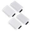 VALICLUD 4pcs Eyelash Extension Pallet Holder Trays with Hand Strap, White Acrylic Lash Grafting Pallets, 7-14mm 8-15mm Sizes, Professional Lash Extension Tools for Salon and Personal Use view 1
