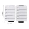VALICLUD 4pcs Eyelash Extension Pallet Holder Trays with Hand Strap, White Acrylic Lash Grafting Pallets, 7-14mm 8-15mm Sizes, Professional Lash Extension Tools for Salon and Personal Use view 2