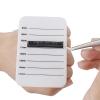 VALICLUD 4pcs Eyelash Extension Pallet Holder Trays with Hand Strap, White Acrylic Lash Grafting Pallets, 7-14mm 8-15mm Sizes, Professional Lash Extension Tools for Salon and Personal Use view 4