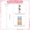 3 PCS Bow Holder for Girls Hair Bows, 40 in Long White Ribbon Hair Bow Organizer for Girls, Hair Clip Barrettes Organizer Storage for Women Girls view 2