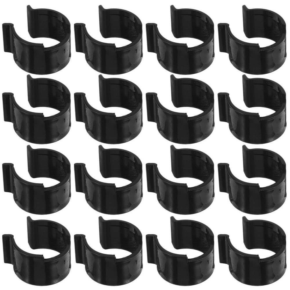 30pcs Plastic Pump Head Closures for Cleansing Oil Bottles Black