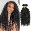 Water Wave Human Hair Bundles Curly Bundles Human Hair for Women 12A view 1