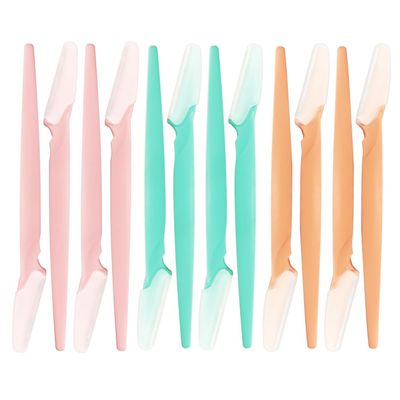 Women's Dermaplane Razor Eyebrow Razor with Blade Cover Face Razors for Women & Men Face Shaver Peach Fuzz Remover