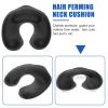 Hairdressing Neck Tray for Perm, Sponge, Dual-Sided Black White view 3