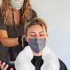 Hairdressing Neck Tray for Perm, Sponge, Dual-Sided Black White view 4